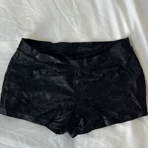 Capezio Black Dance Shorts - med